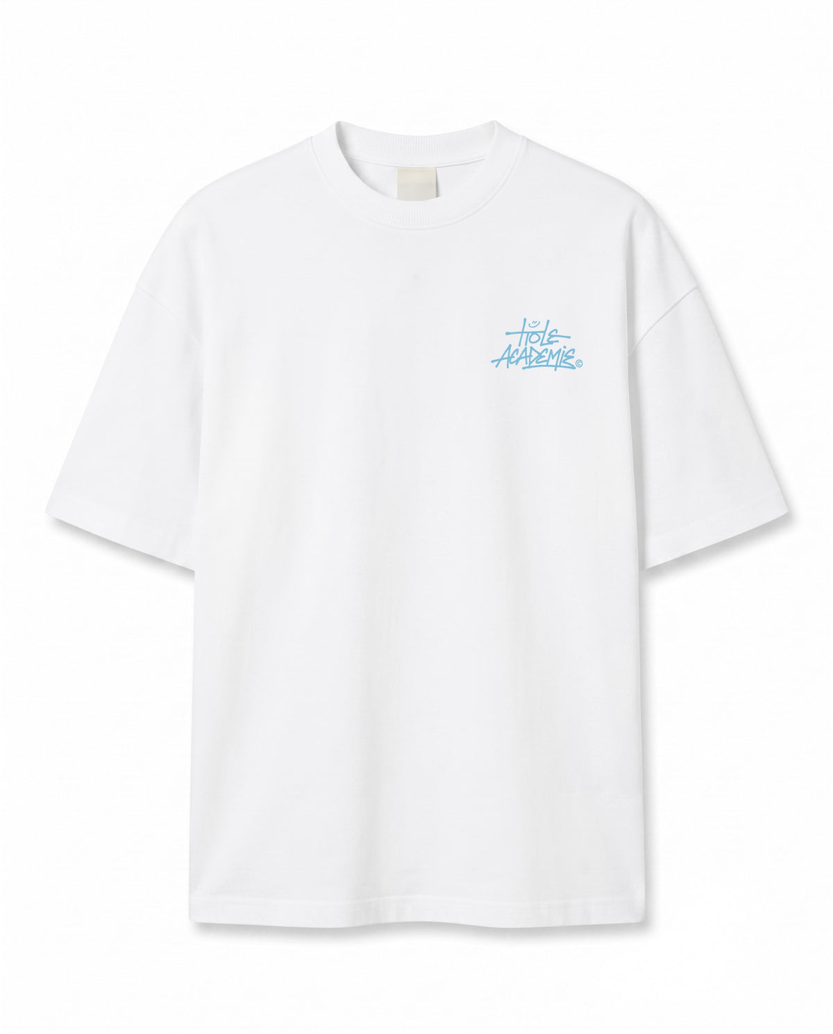 Mavi Graffiti Baskılı Ekru Oversize T-Shirt