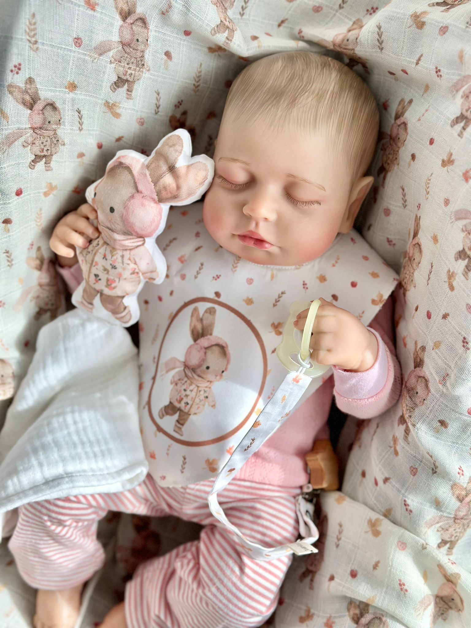 Ponpony Organik Pamuk Hediye Bebek Kiti