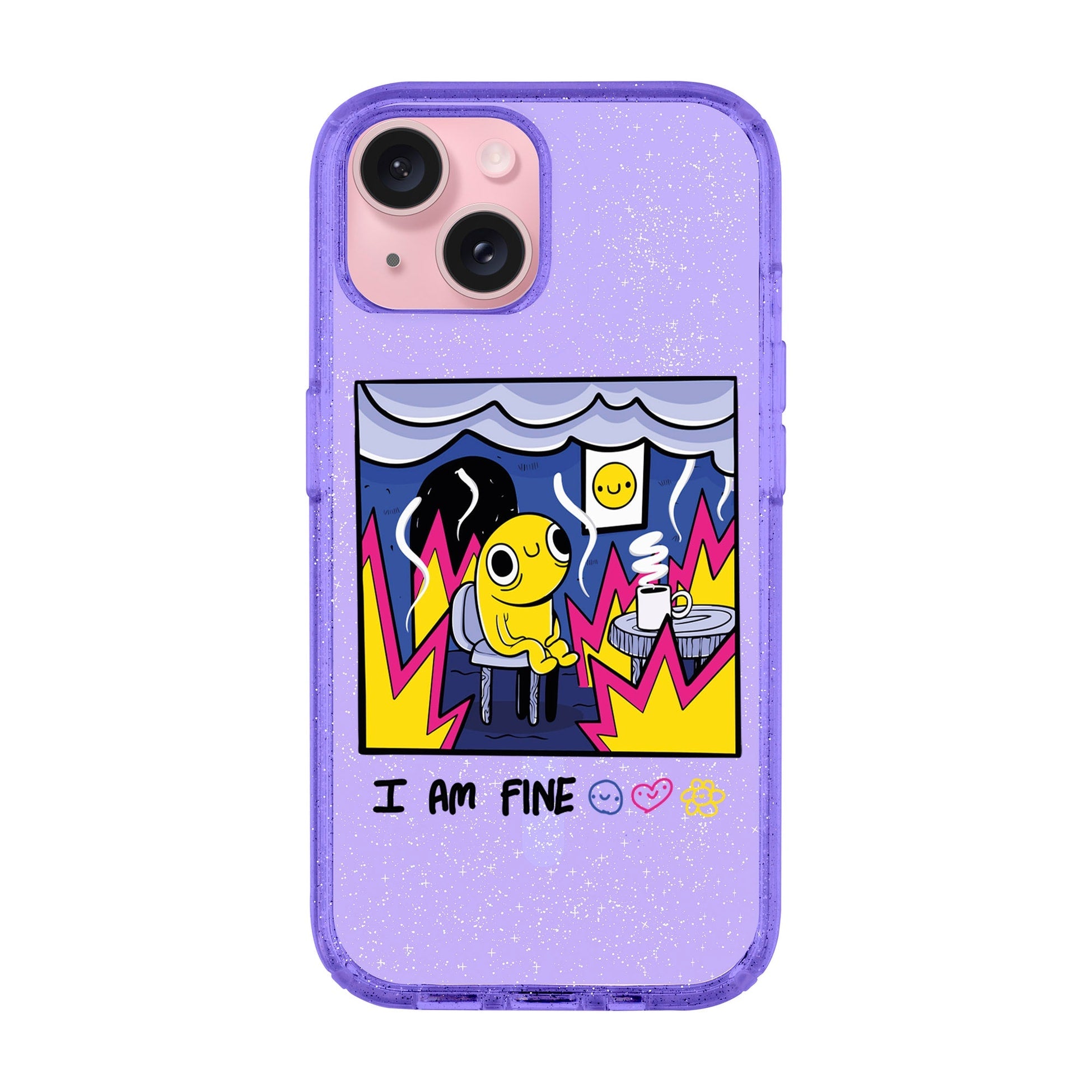 I Am Fine-Shiny Kılıf Magsafe Özellikli - Iphone 15