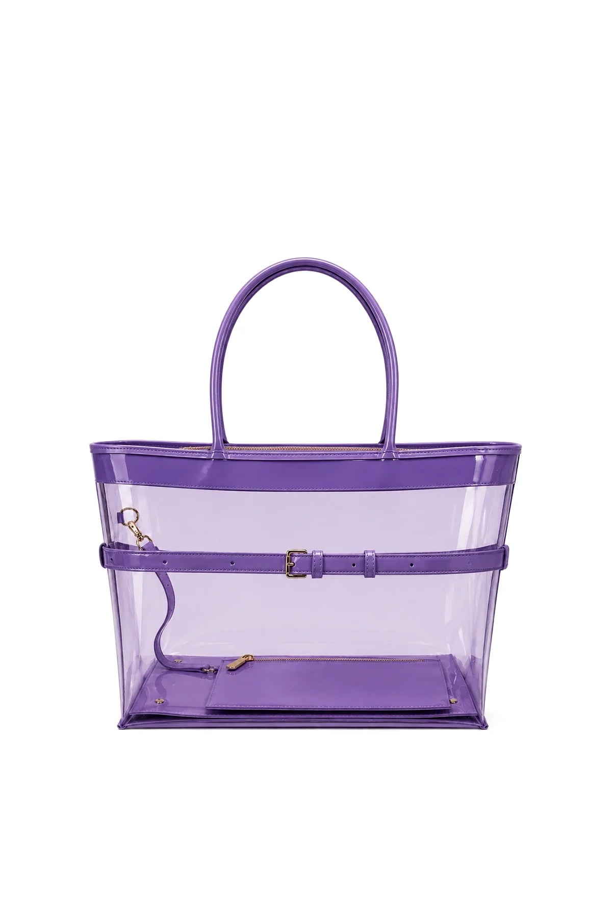 Jabobag Tote Beach Rugan & Şeffaf Omuz Çantası