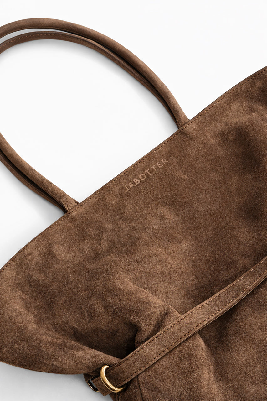 Jabobag Tote Large Süet Omuz Çantası
