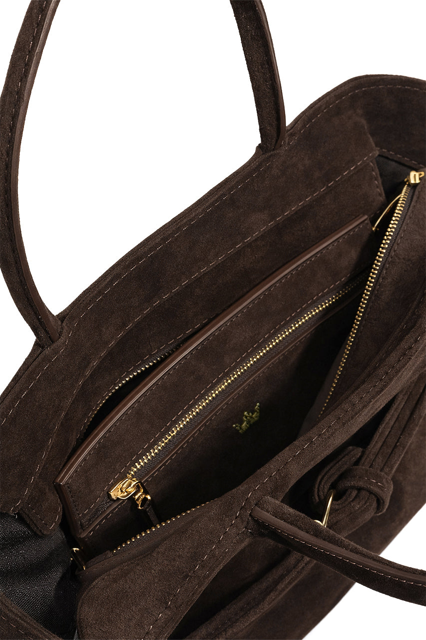 Jabobag Tote Small Süet Omuz Çantası