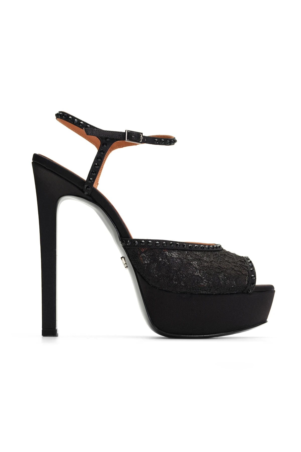 Lavinia Saten 14 Cm Platform Topuklu Ayakkabı