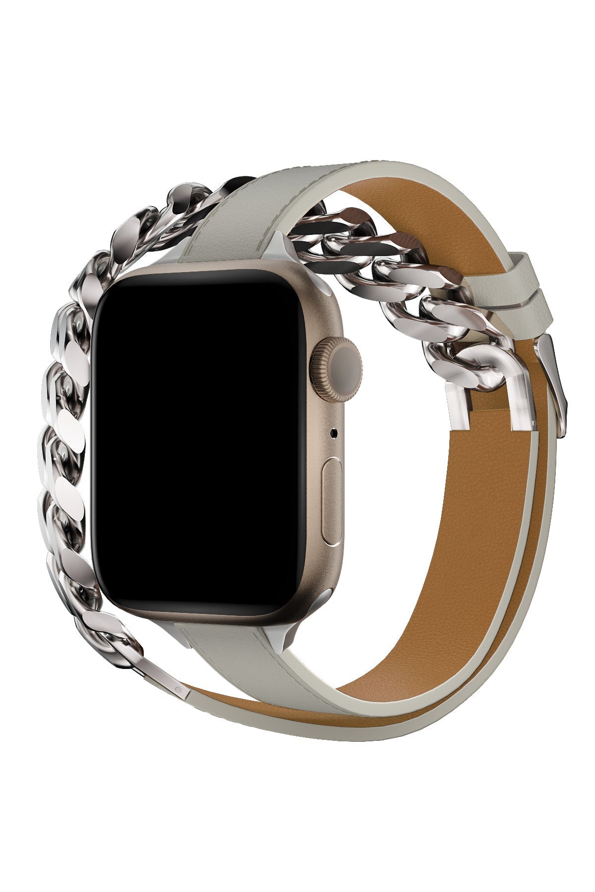 Apple Watch Uyumlu Double Tour Deri Kordon Jedy