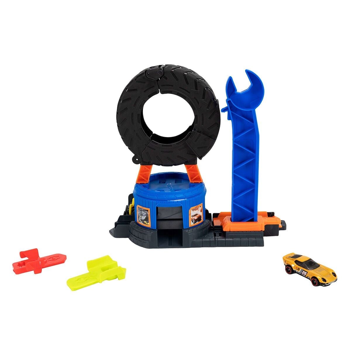 Jhl75 Hot Wheels City Şehir Merkezi Lastik Garajı Oyun Seti