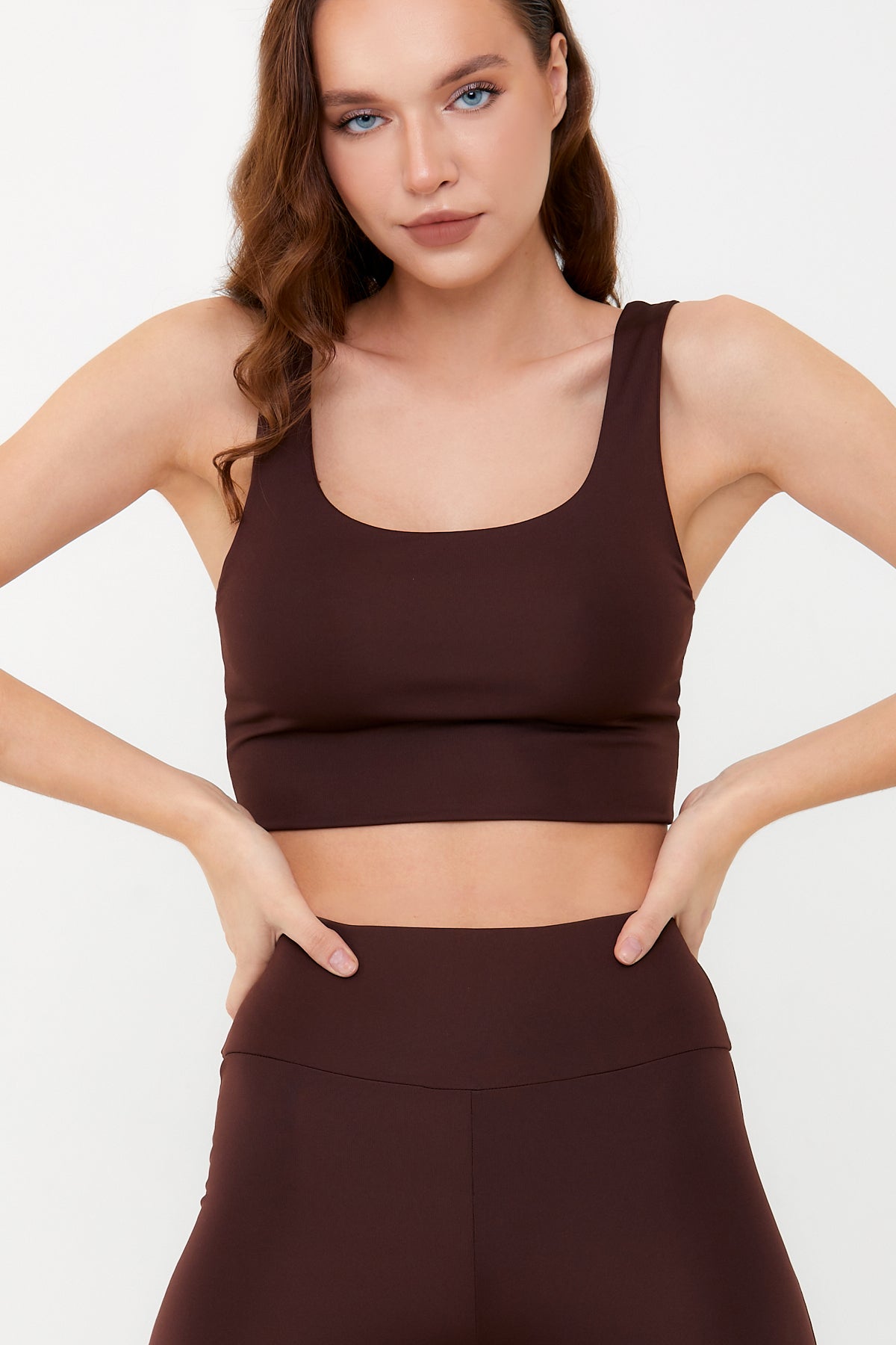Cora Crop Top | Kahverengi