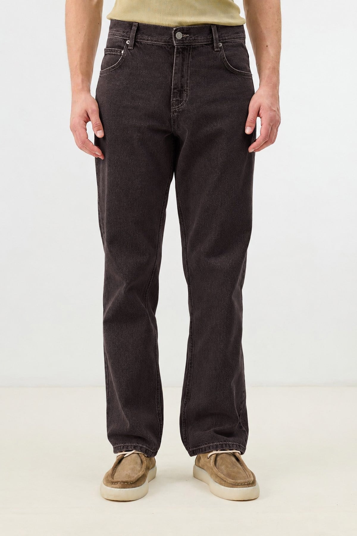 Antioch Koyu Kahve Regular Fit Erkek Jean