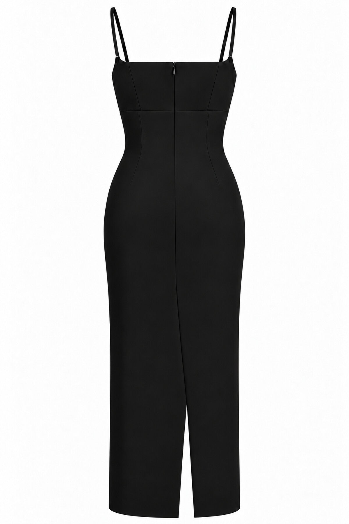 Lace-Up Column Dress