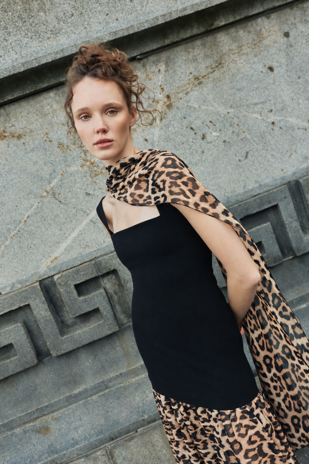 Jadie Maxi Elbise Leopar