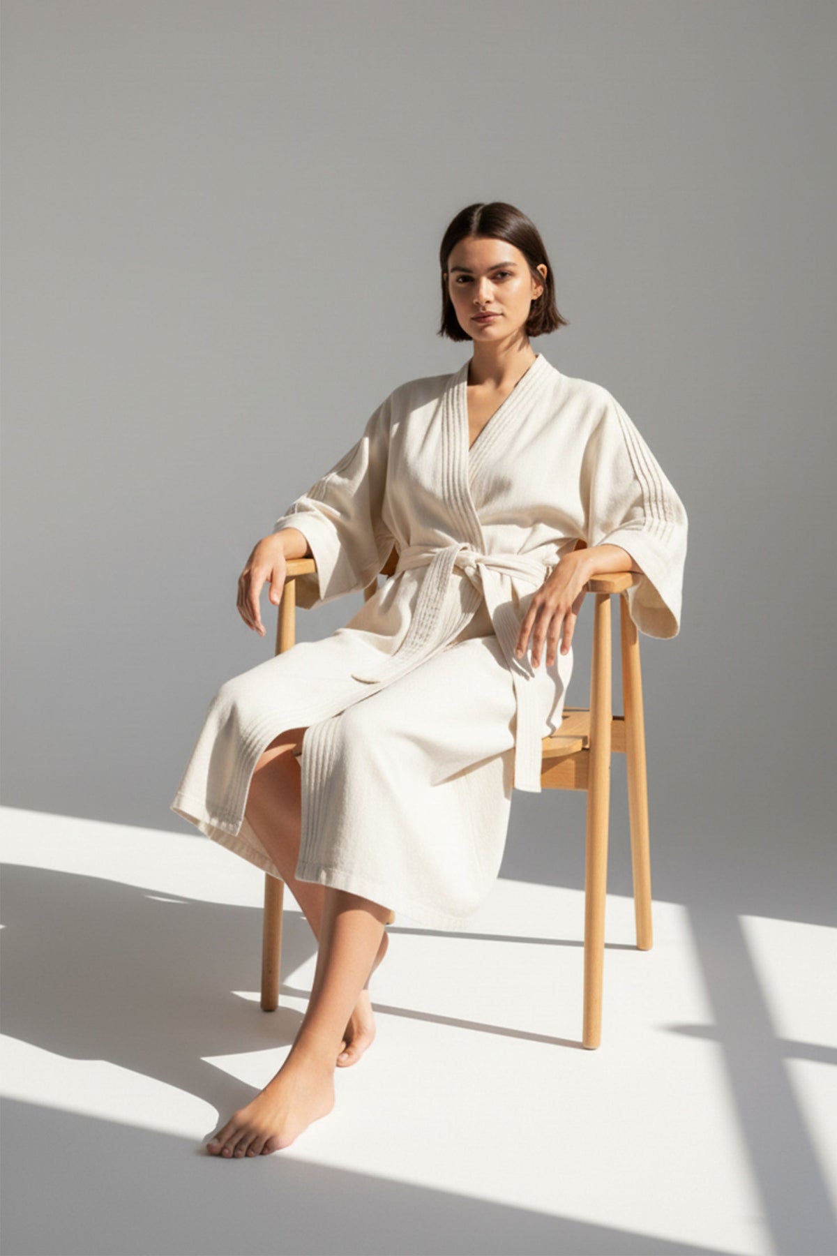Lavinia Uzun Kollu Kadın Kimono