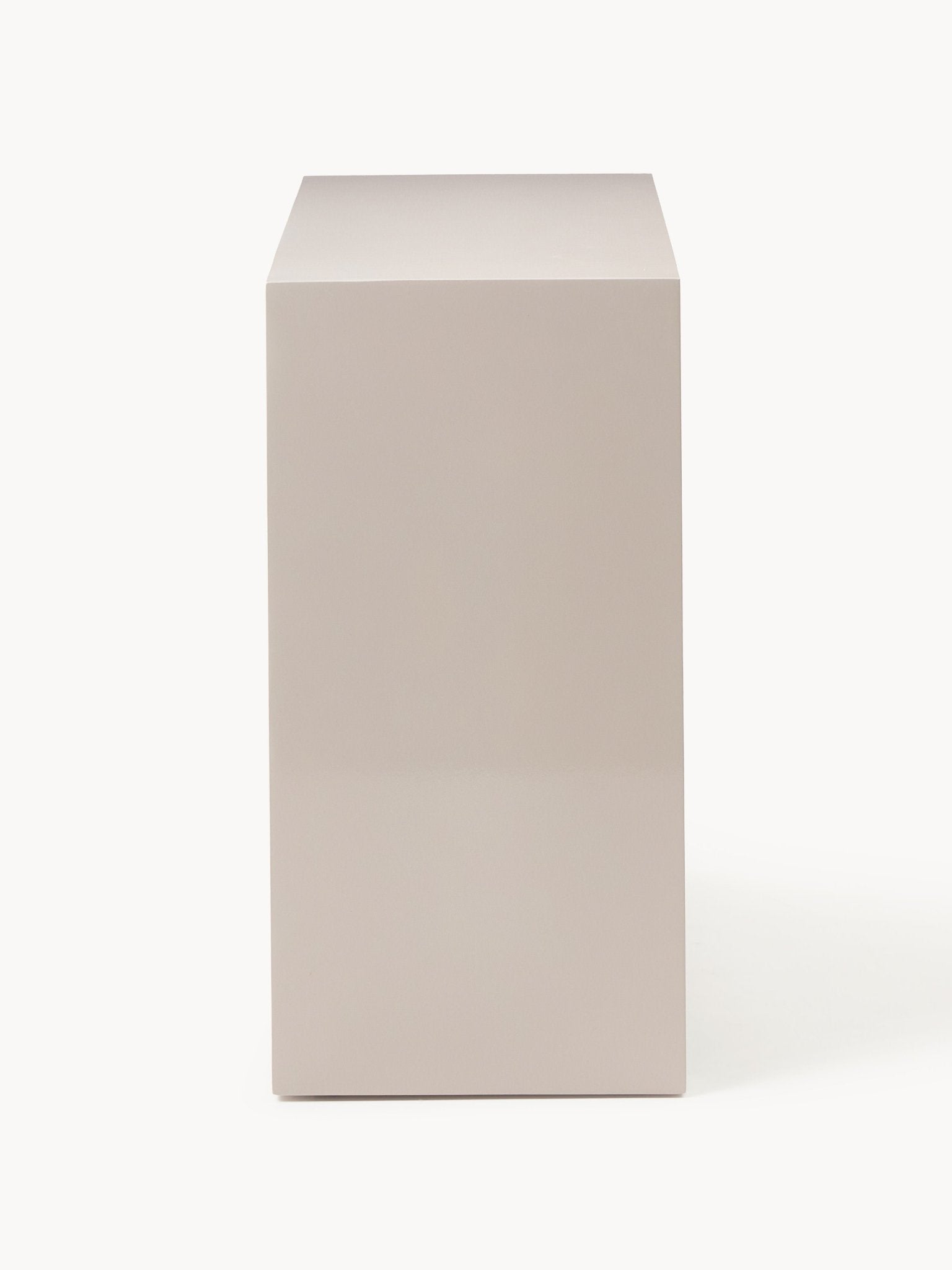 Liv Modern Minimalist Dressoir, Parlak Bej 90 Cm
