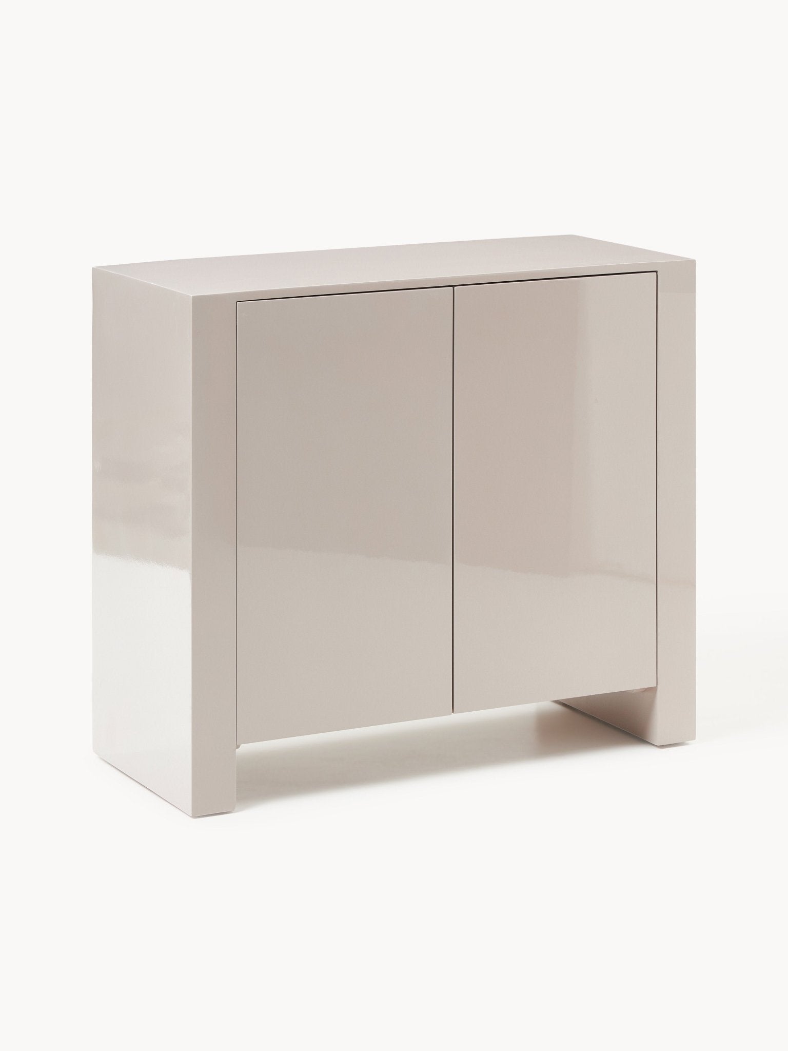 Liv Modern Minimalist Dressoir, Parlak Bej 90 Cm