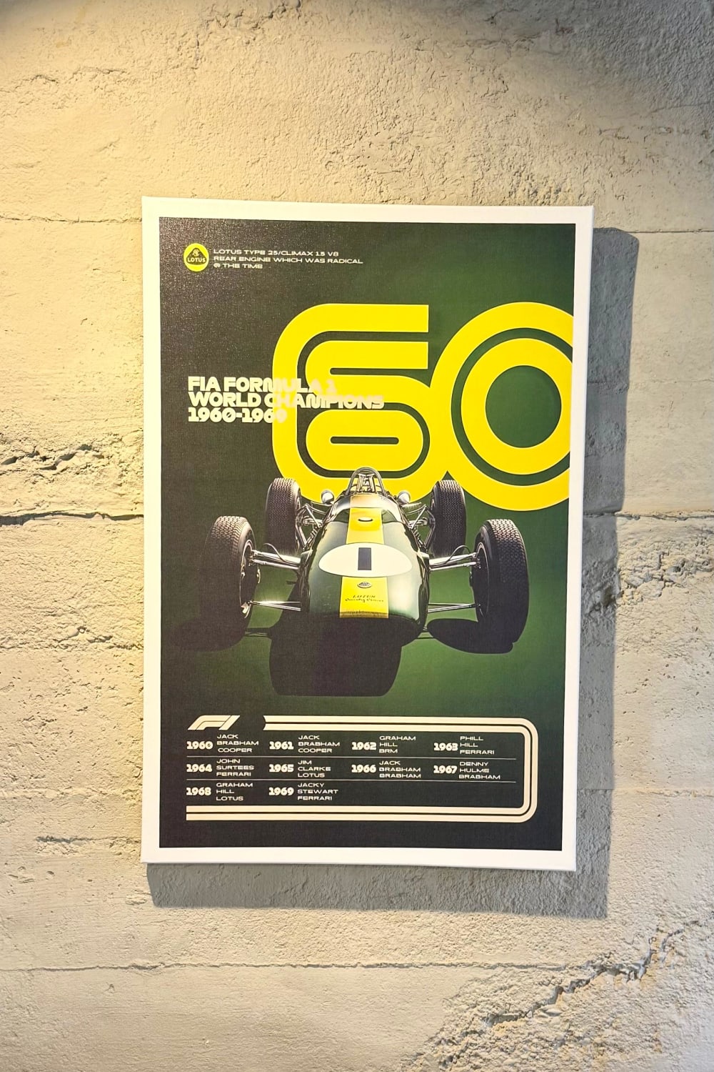 livingstore-F1 Poster-Duvar Dekorları-1-Milagron.com
