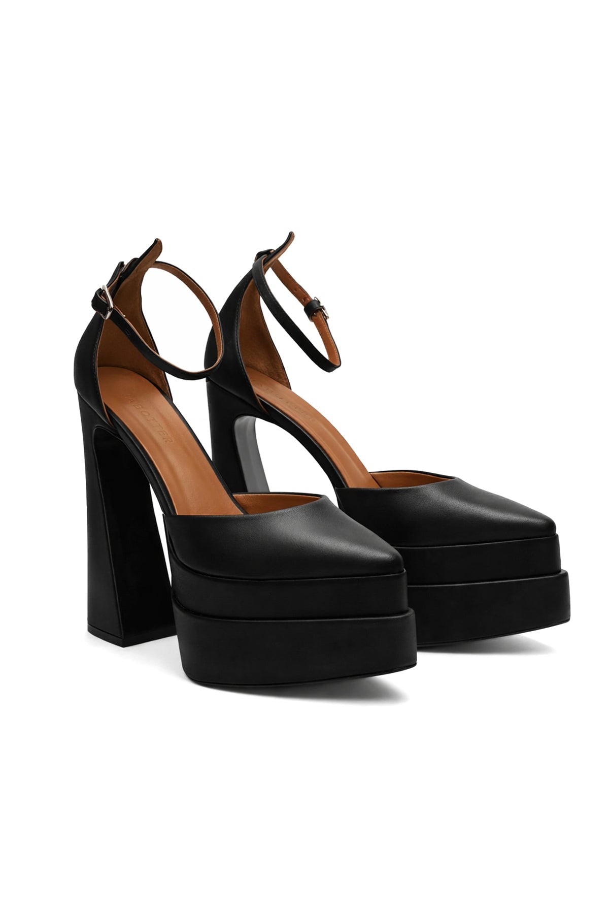 Lizzy Deri 16 Cm Platform Topuklu Ayakkabı
