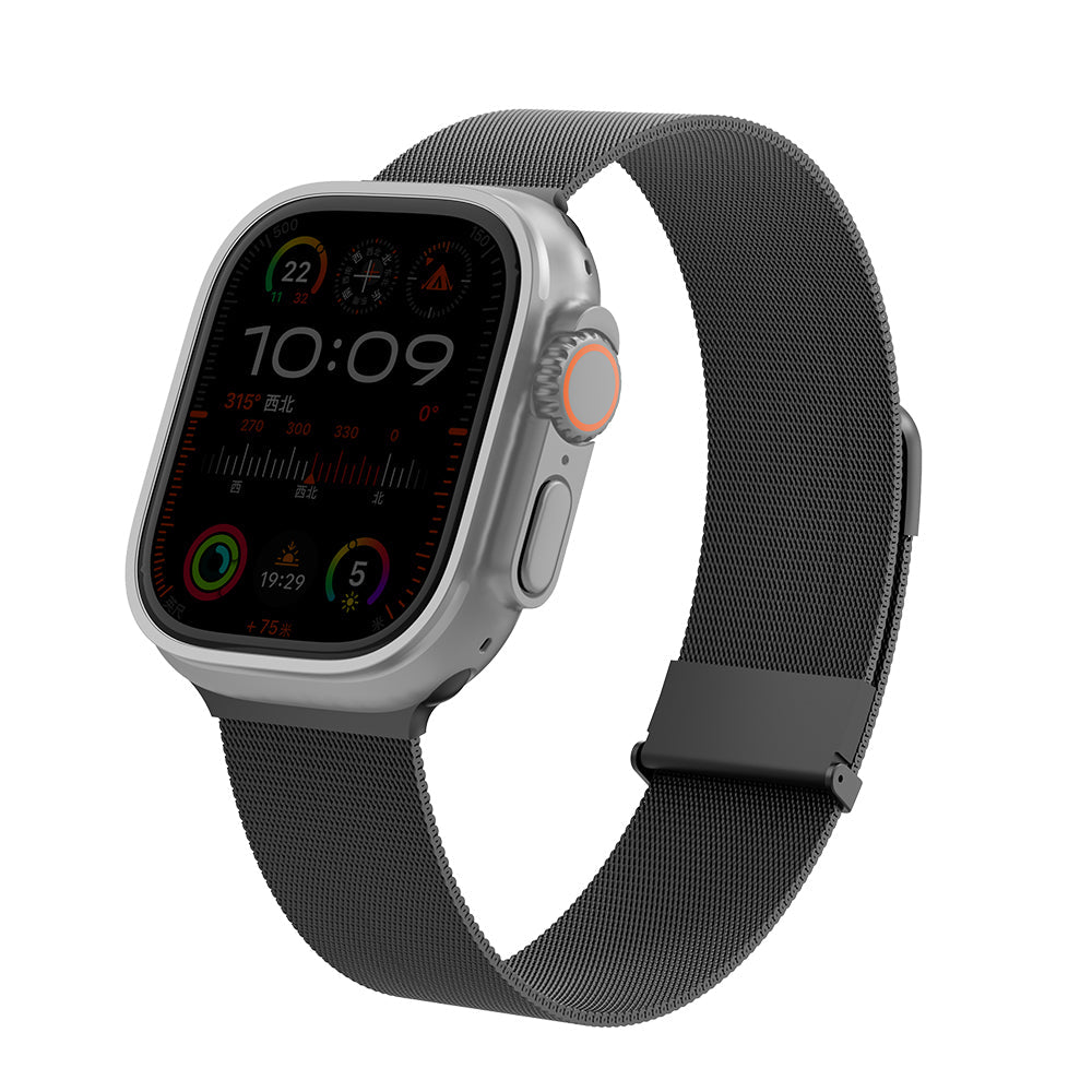 Magflex Apple Watch / Ultra Uyumlu Hasır Örme Kordon