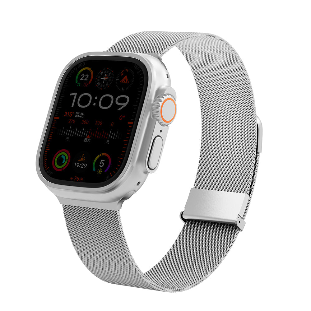 Magflex Apple Watch / Ultra Uyumlu Hasır Örme Kordon