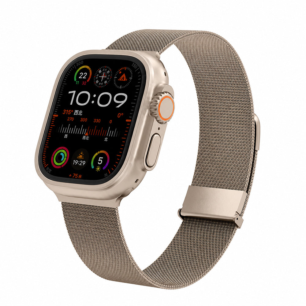 Magflex Apple Watch / Ultra Uyumlu Hasır Örme Kordon