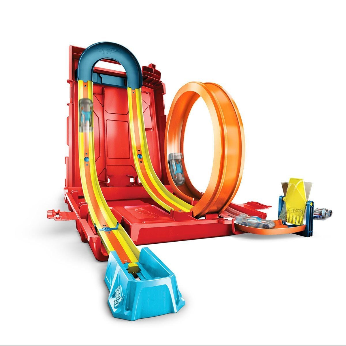 Hdx78 Hw Track Builder Benzin Bidonu Akrobasi Seti, Hot Wheels Track Builder