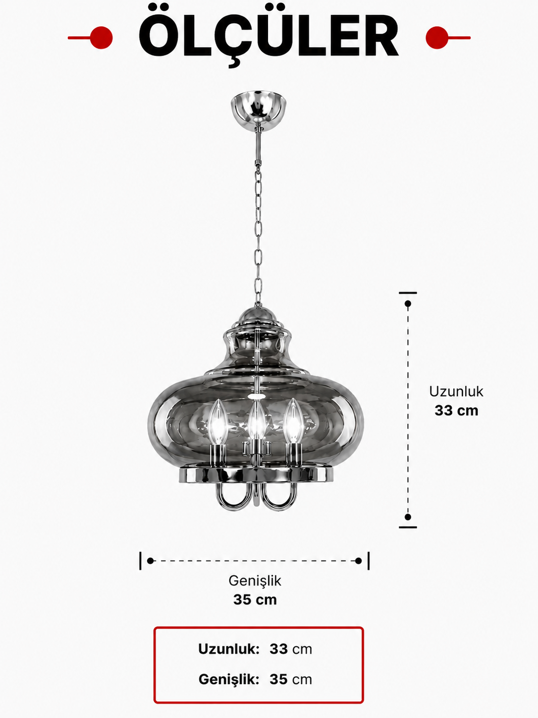 Lumiana-Merion Sarkıt Yuvarlak Krom-Avize-4-Milagron.com