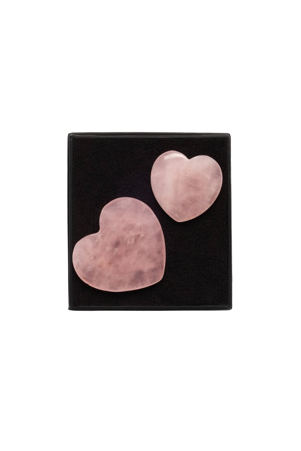 myPath-2'li Yassı Pembe Kalp Kuvars Gua Sha-Cilt Bakım Aletleri-1-Milagron.com