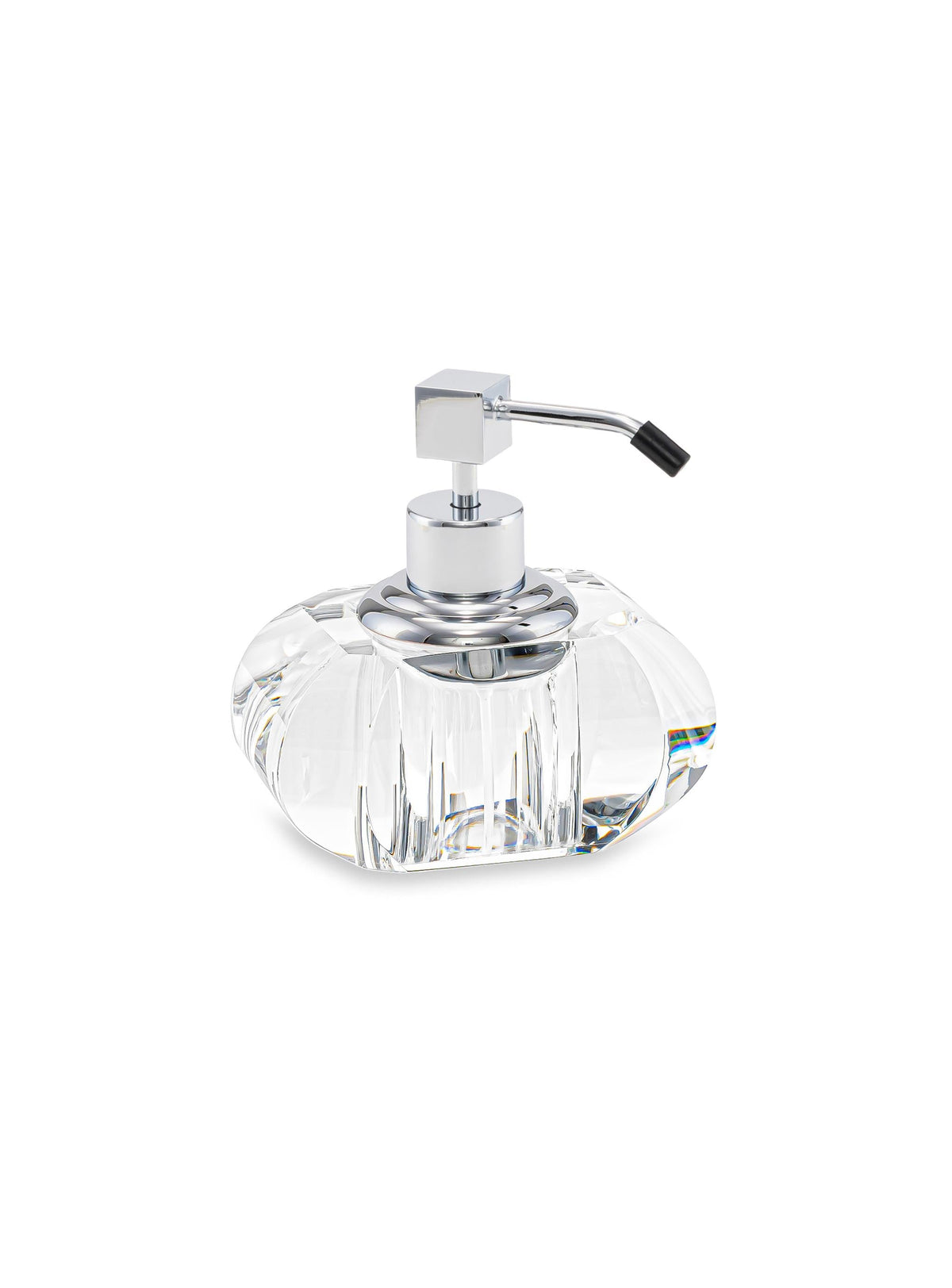 Memonza-Myra Kristal Banyo Complete Set, 7 Parça, Gümüş-Banyo Düzenleyicileri-2-Milagron.com
