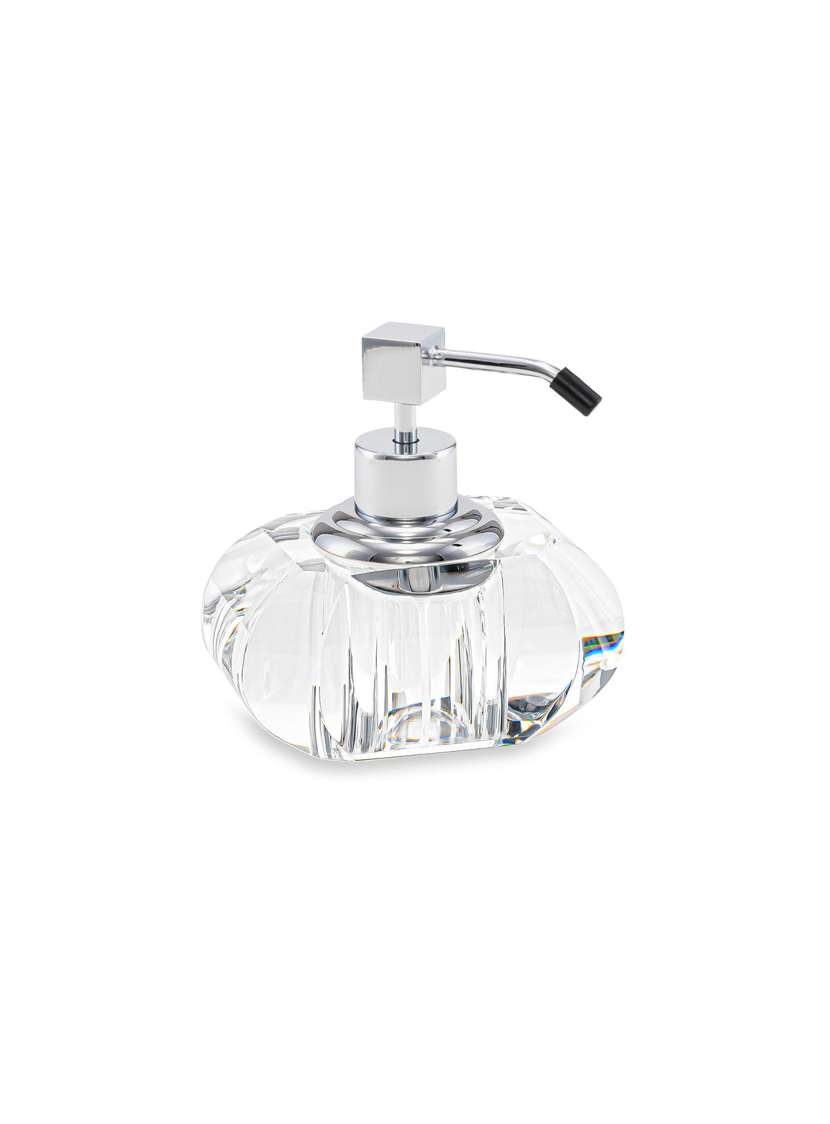 Memonza-Myra Kristal Banyo Core Set, 4 Parça, Gümüş-Banyo Düzenleyicileri-2-Milagron.com