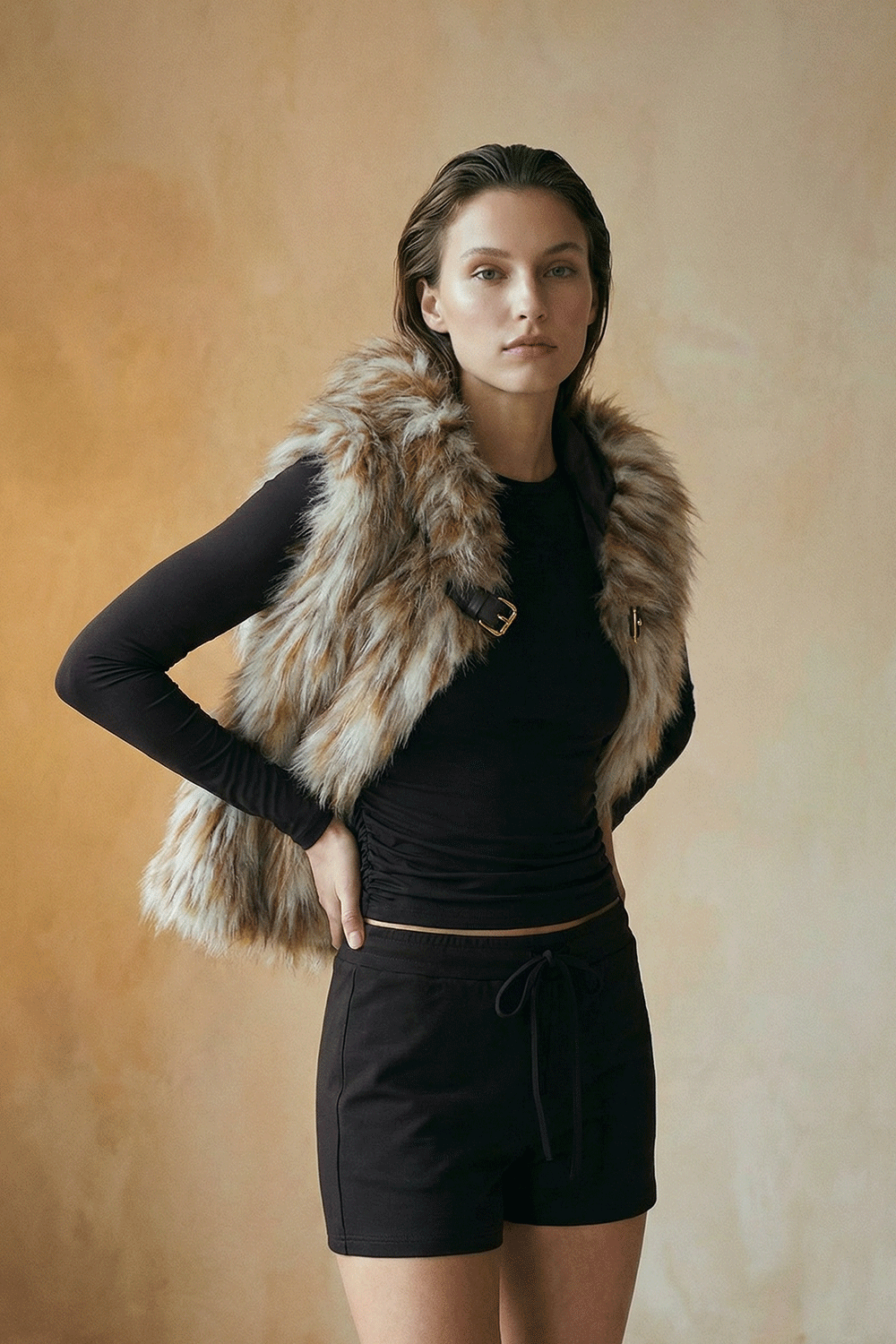 Dusk Kapişonlu Yelek - 0