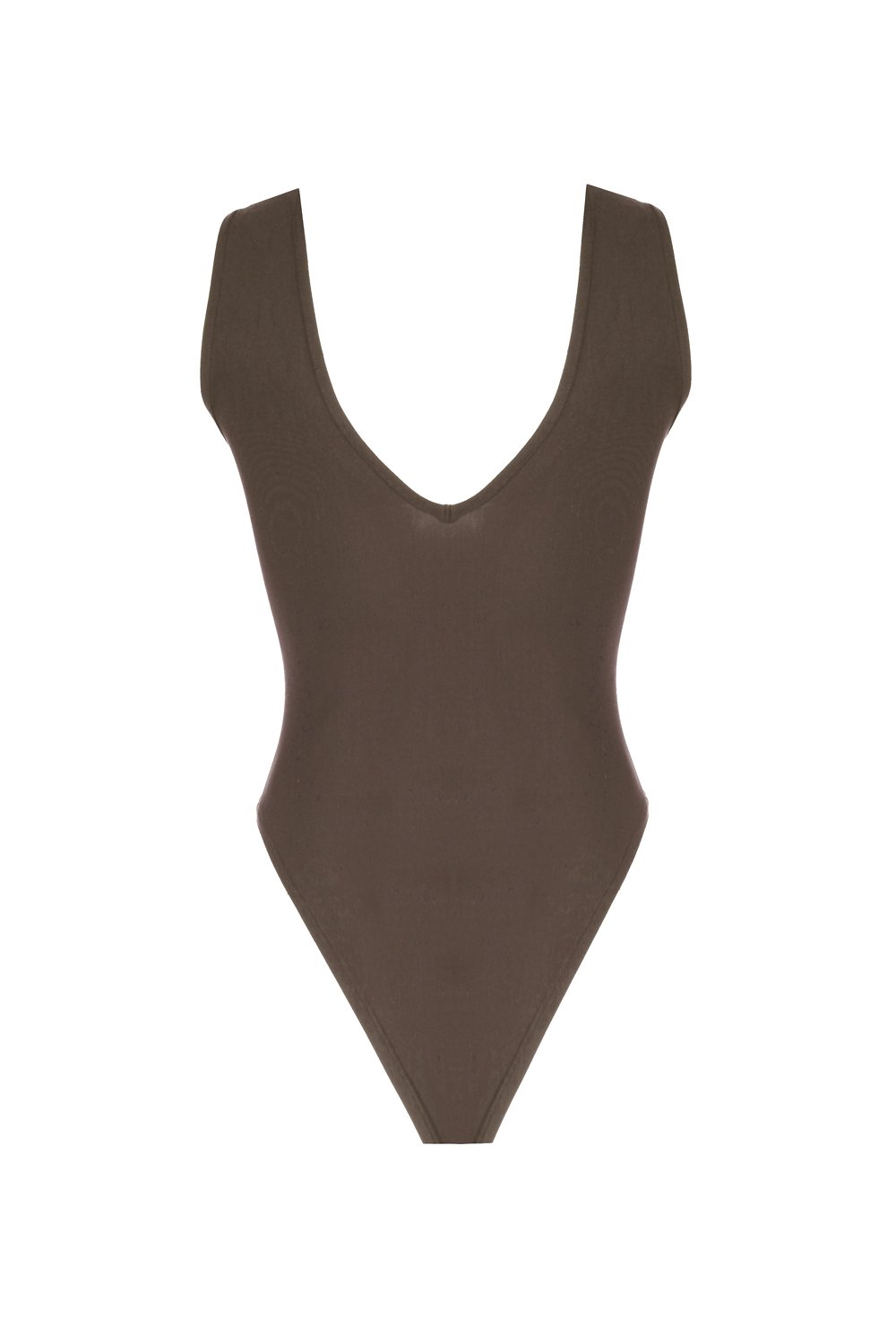 no'design-Önü V Yaka Dekolteli Bodysuit-Bodysuit-2-Milagron.com