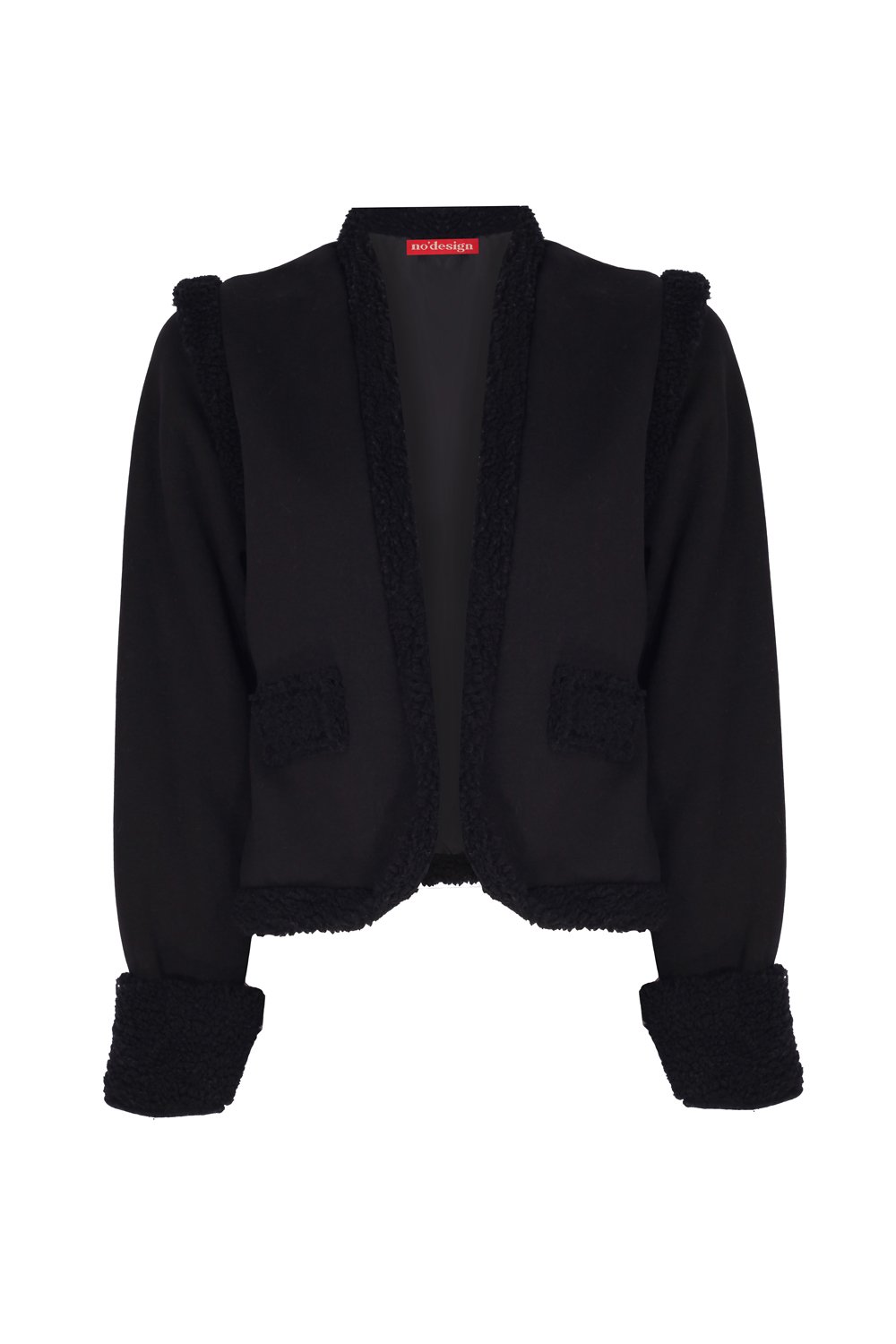 no'design-Teddy Detaylı Ceket-Ceket-2-Milagron.com