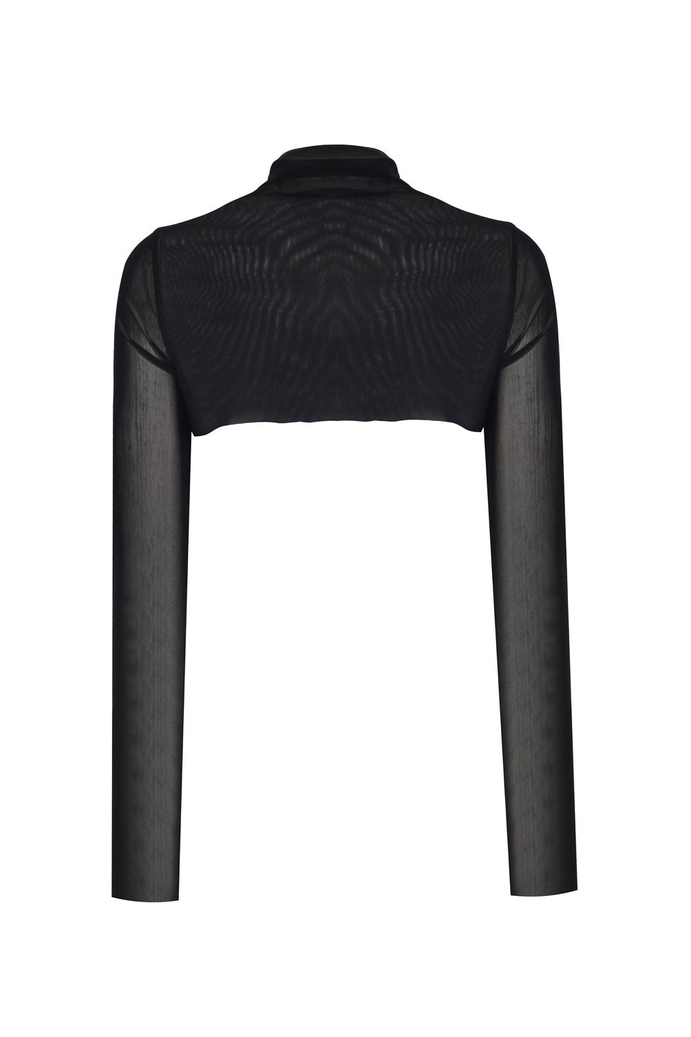 no'design-Trasnparan İspanyol Kol Bolero-Top-6-Milagron.com