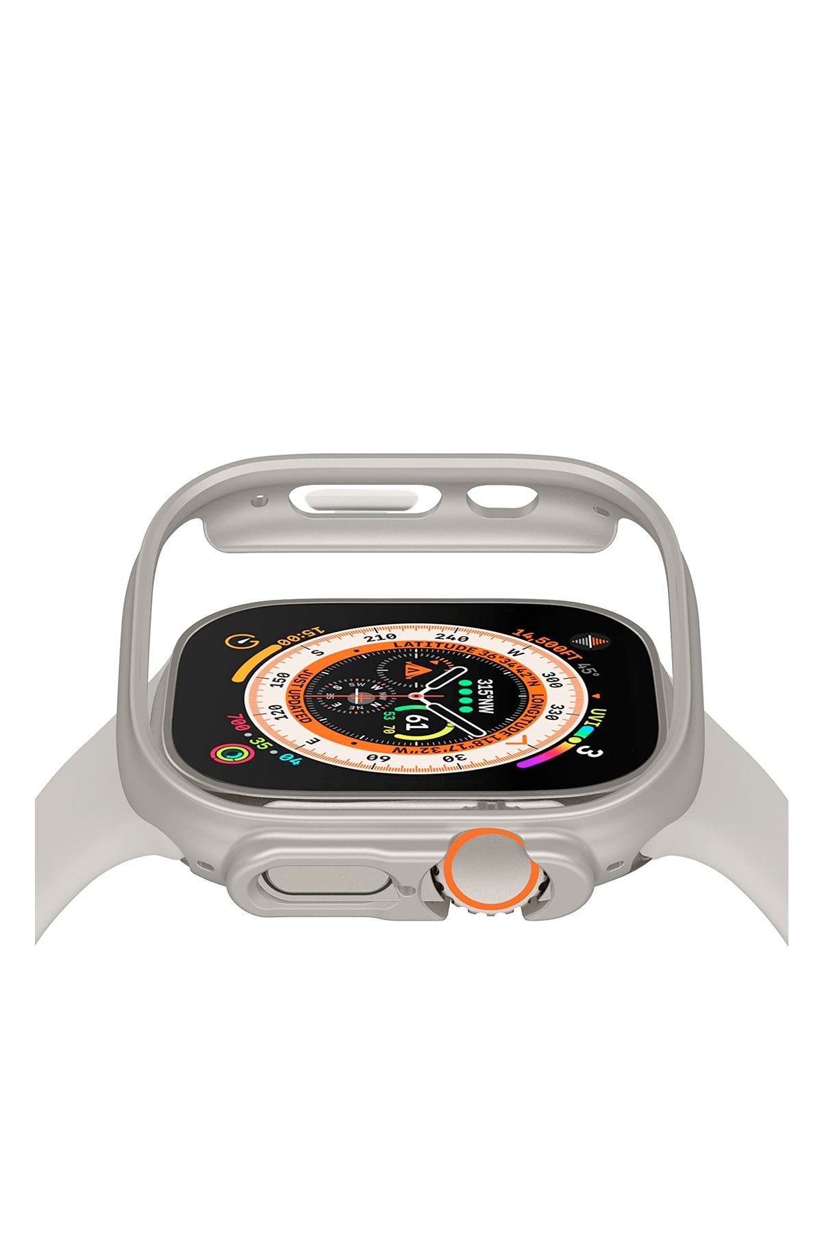 Apple Watch Ultra Uyumlu Kasa Koruyucu Bumper Oat