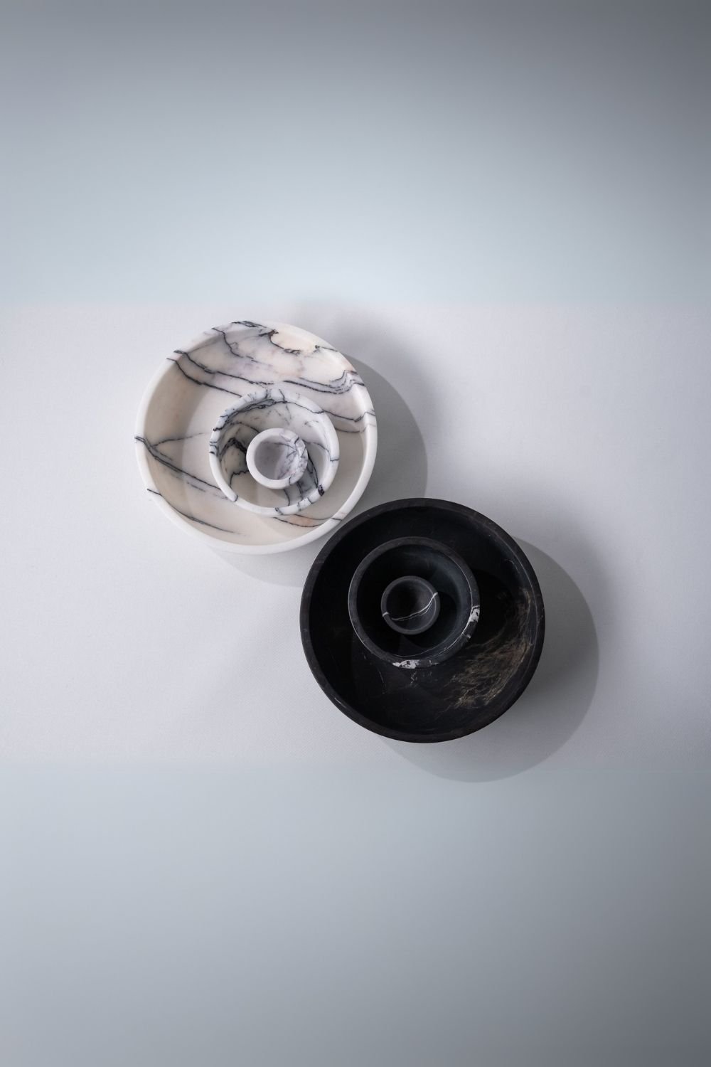 oinostudio-Georgia Mermer Kase / 3'lü Takım-Tabak & Kase-4-Milagron.com