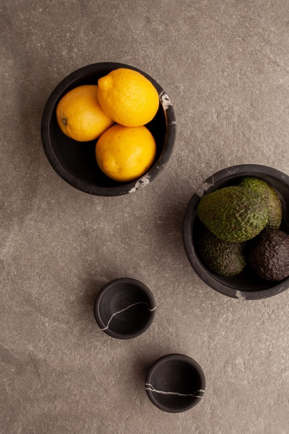 oinostudio-Georgia Mermer Kase / 3'lü Takım-Tabak & Kase-5-Milagron.com