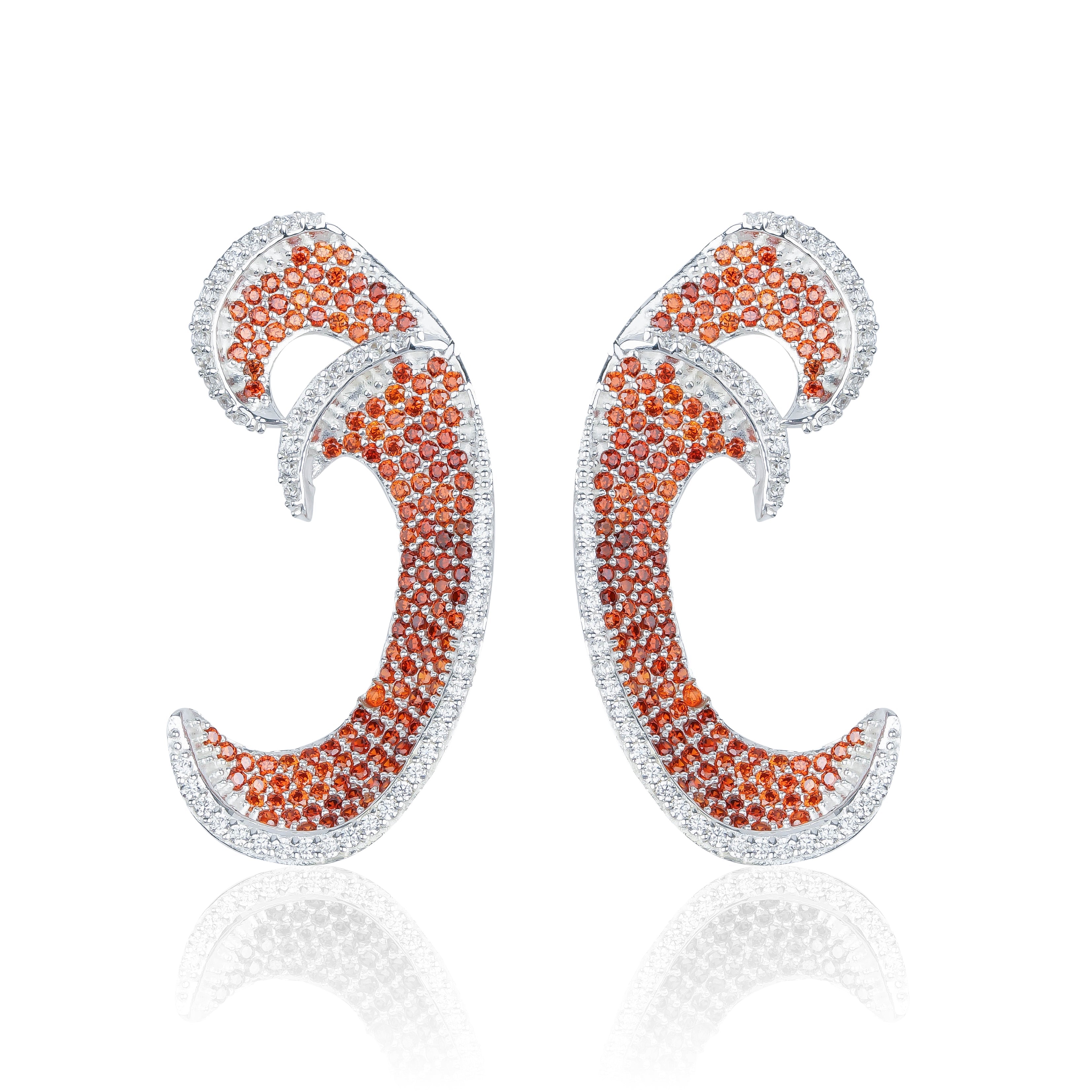 Secret Of The Universe Garnet Kristal Mitolojik Dragon Kanadı Küpe