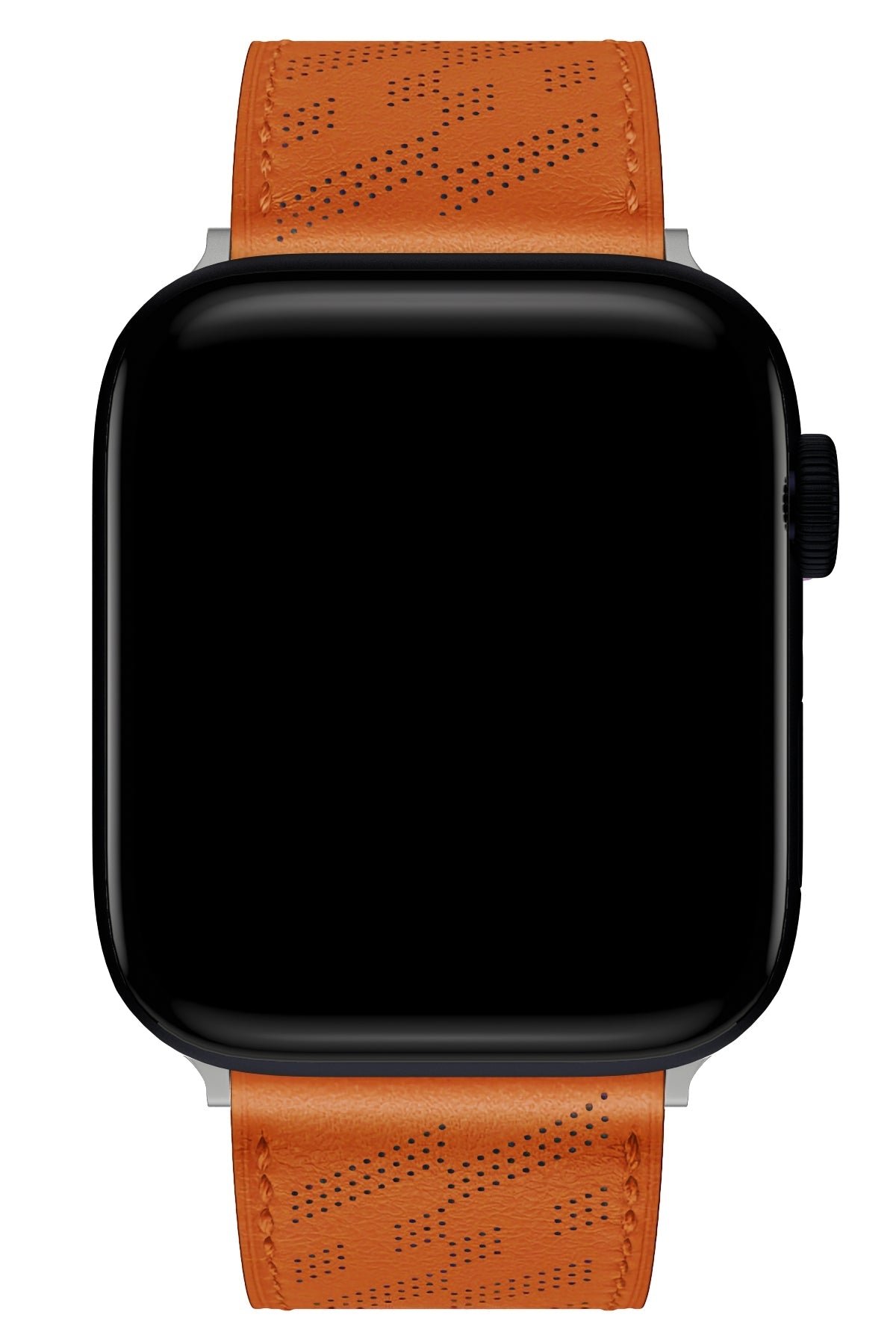 Apple Watch Uyumlu Multi Hole Deri Kordon Orangeade