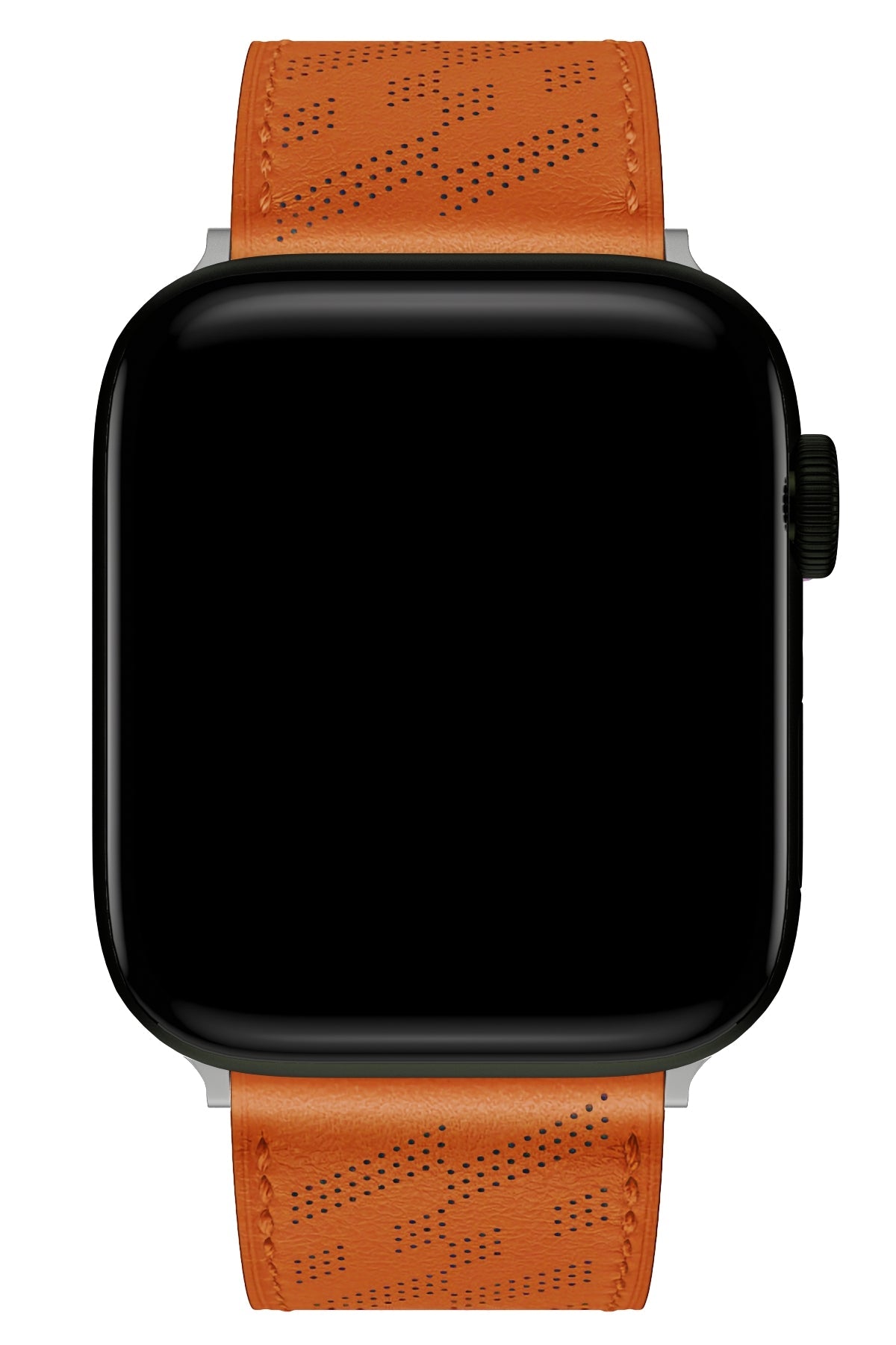 Apple Watch Uyumlu Multi Hole Deri Kordon Orangeade
