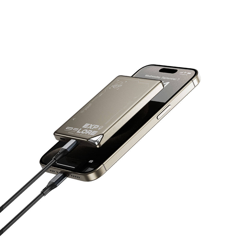 P019 Explore Serisi İNce Magsafe Powerbank 15W 5000Mah