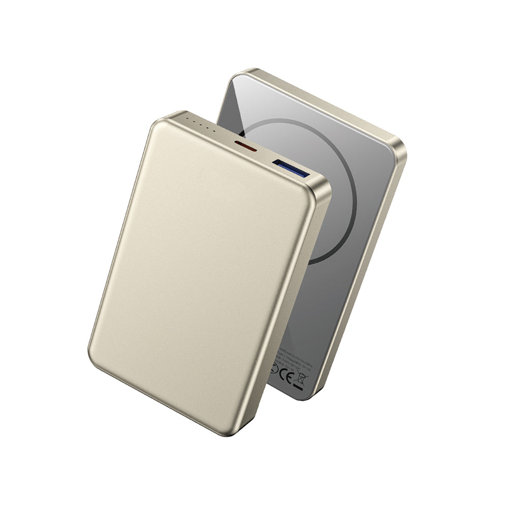 P15-1 Magsafe Uyumlu 10000Mah 15W Kablosuz Şarjlı Ultra İNce Powerbank
