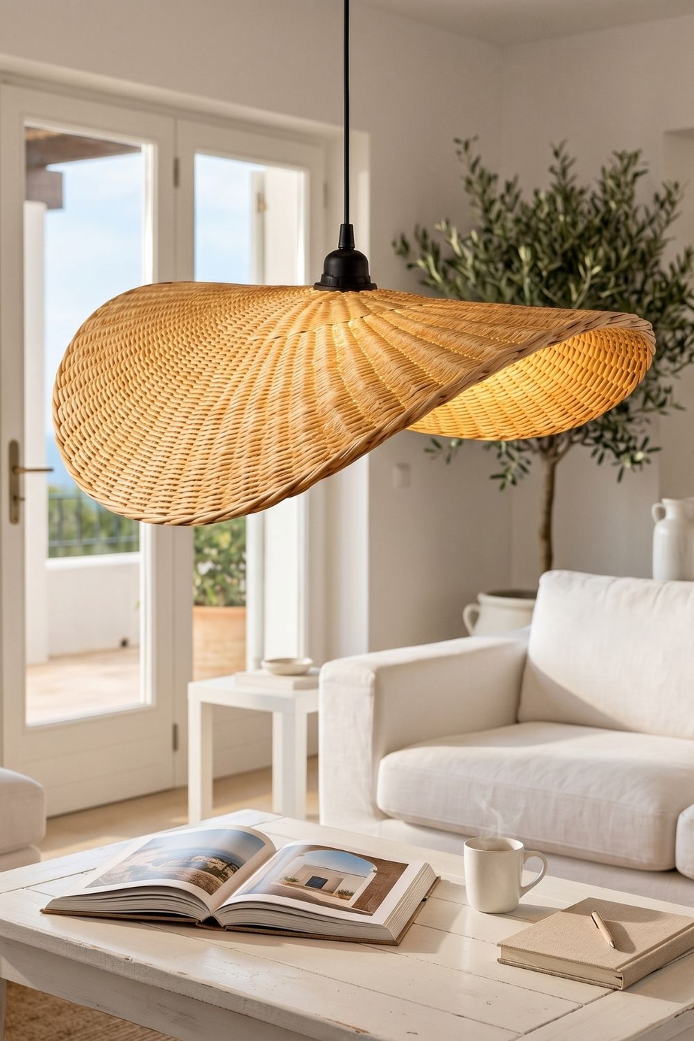 Nordic Premium Rattan Sarkıt Avize - 1