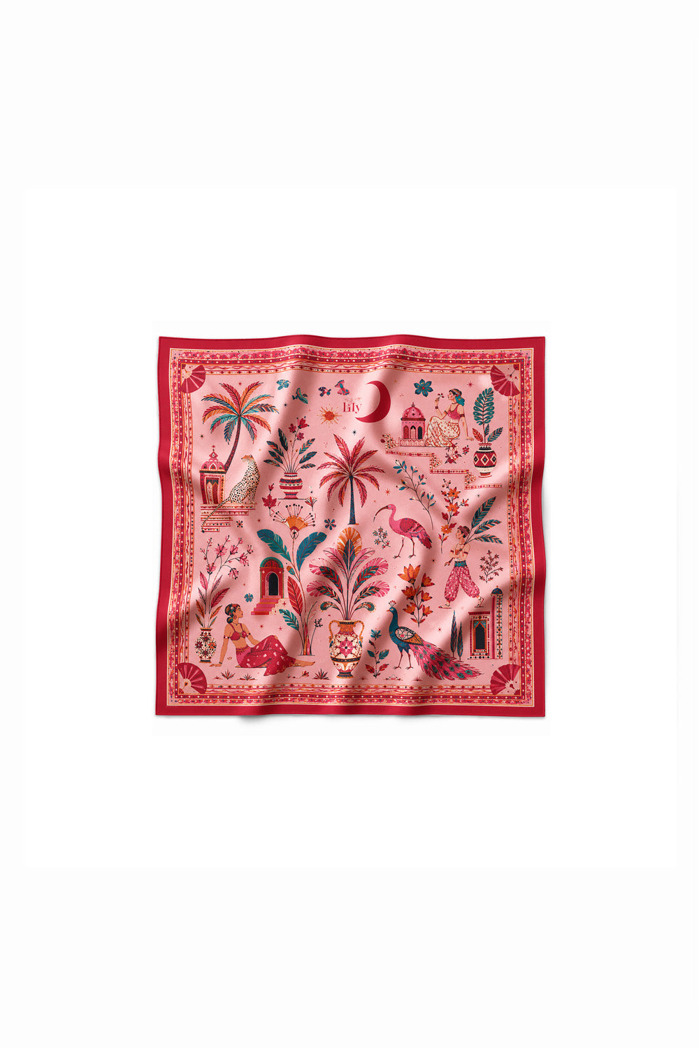 Pink Palm Bandana - 0