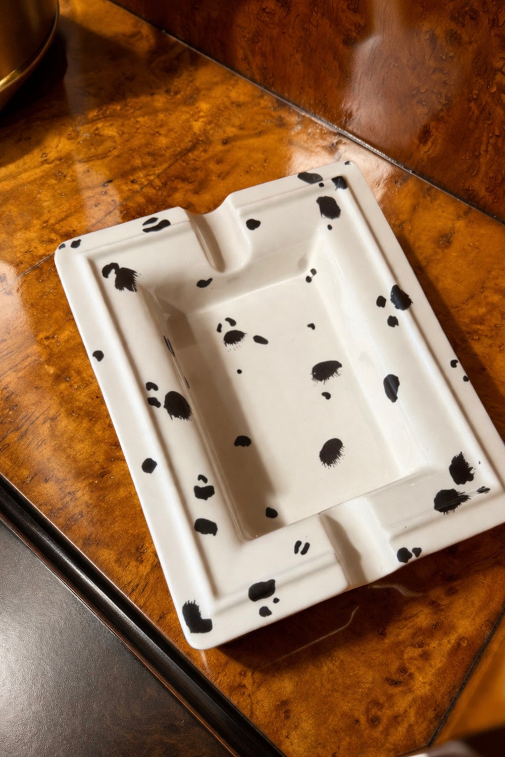 Dalmatian Noir Ashtray - 0
