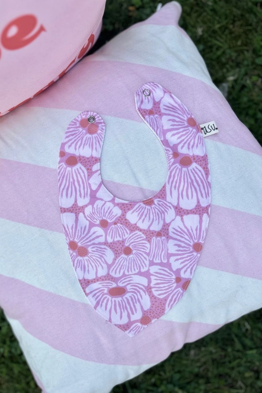 Pink Daisy Organik Pamuk Önlük - 1