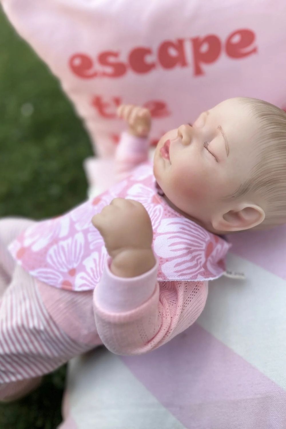 Pink Daisy Organik Pamuk Önlük - 2