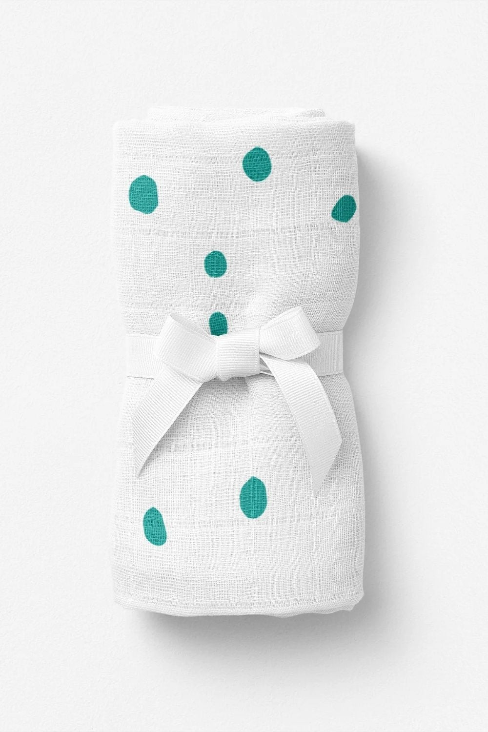 Bird Of Life Mint Dots Müslin Bebek Örtüsü - 70x70cm - 1