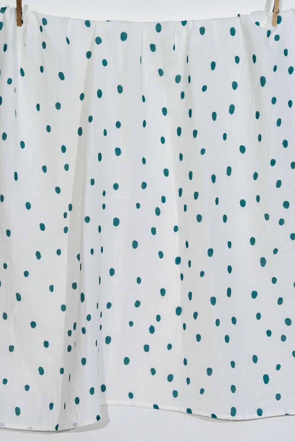 Bird Of Life Mint Dots Müslin Bebek Örtüsü - 70x70cm - 2