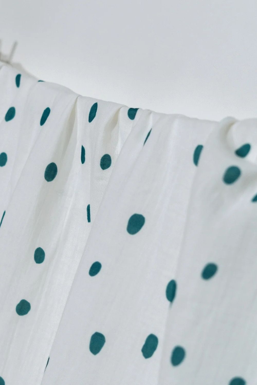 Bird Of Life Mint Dots Müslin Bebek Örtüsü – 100x100 Cm - 5
