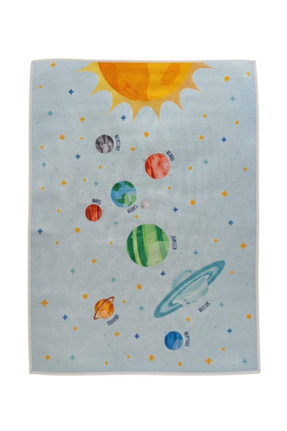 Spacey Çok Renkli Yıkanabilir Bebek & Çocuk Halısı – 120 X 160 Cm - 0