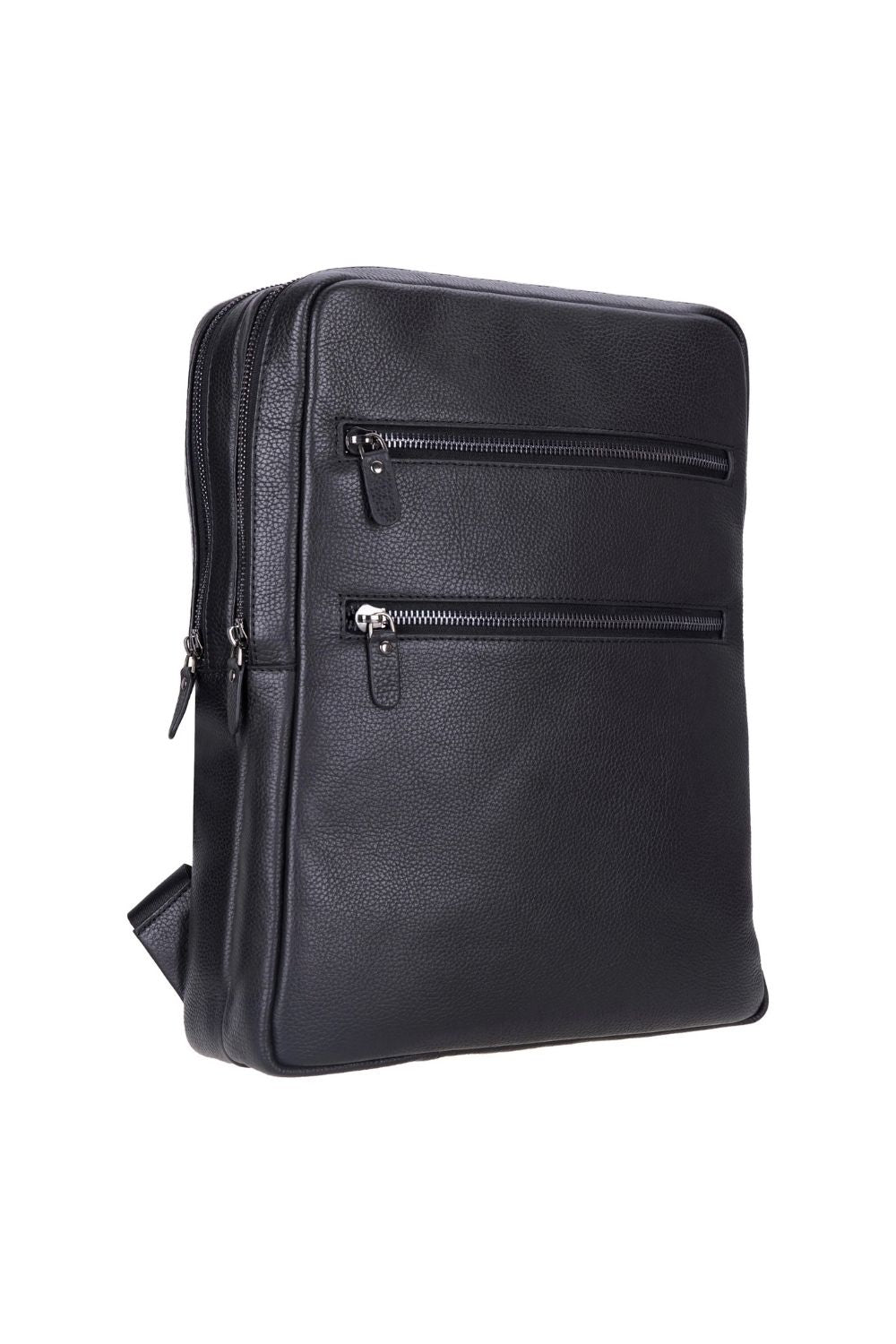 Atelier Onyx Black Hakiki Deri Laptop Sırt Çantası – 16” Uyumlu - 1
