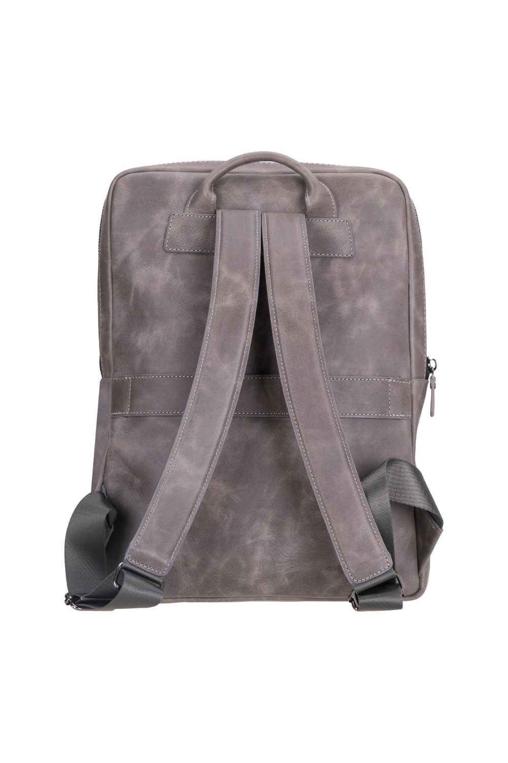 Atelier Ash Gray Hakiki Deri Laptop Sırt Çantası – 16” Uyumlu - 2