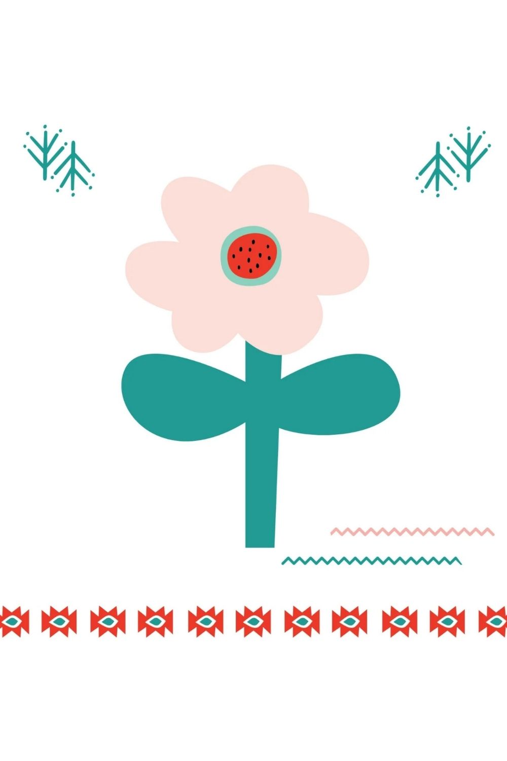 Big Flower Pamuk Saten Pembe Bebek Çarşaf Seti 80x140 Cm - 4